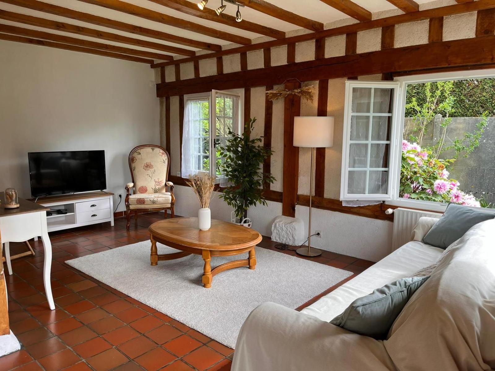 Maison 110 M² Cosy Au Calme Avec Jardin De 1000 M² Pont-Audemer Zewnętrze zdjęcie